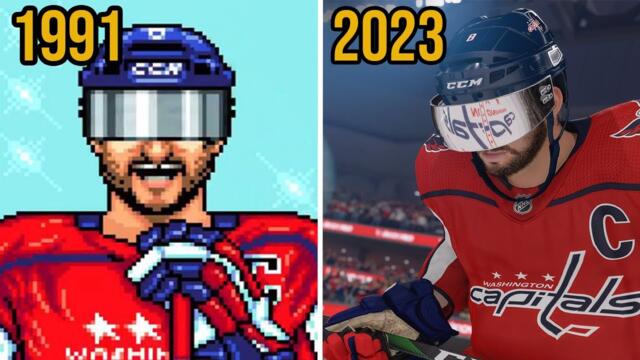 EVOLUTION OF EA NHL (1991-2023) | GameNiche