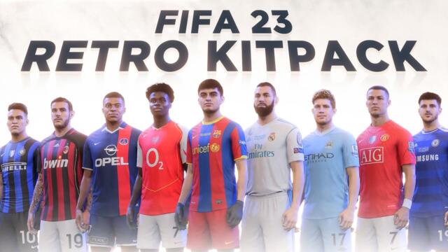 Retro Kits Pack V1 Mod For FIFA 23 | TU17.1