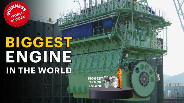 Biggest Ship Engine in the World