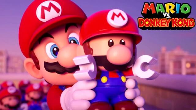 Mario vs Donkey Kong (Switch) - Full Game Walkthrough