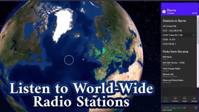 Listen to World-Wide Radio Stations FREE with Radio Garden