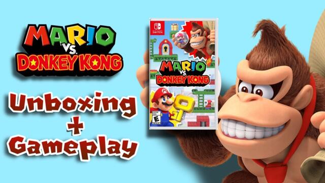 Mario Vs Donkey Kong Unboxing and Gameplay