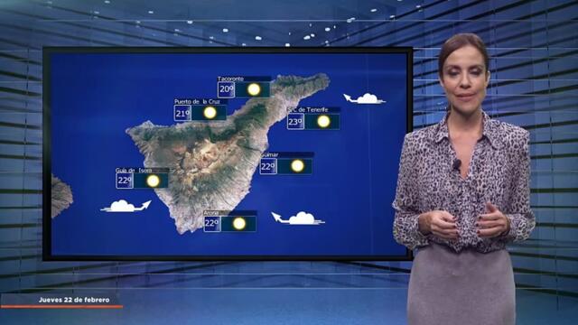 La previsión del tiempo en Canarias para el 22 de febrero de 2024, en Atlántico Televisión.