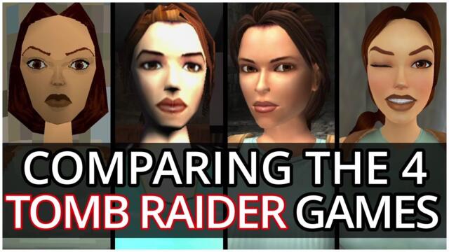 Comparing the 4 versions of Tomb Raider 1.