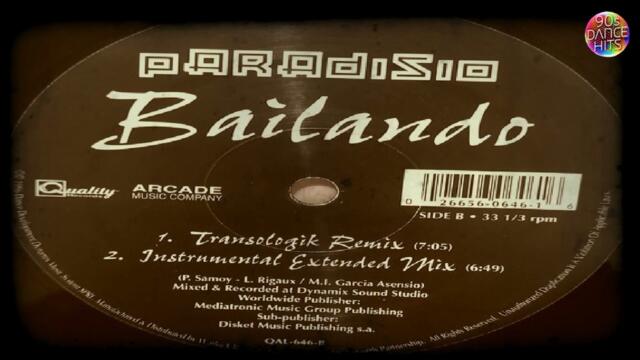 Paradisio - Bailando (Instrumental Extended Mix)