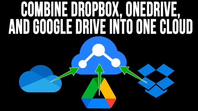 Combine Your Dropbox, OneDrive & Google Drive Storage with CBackup