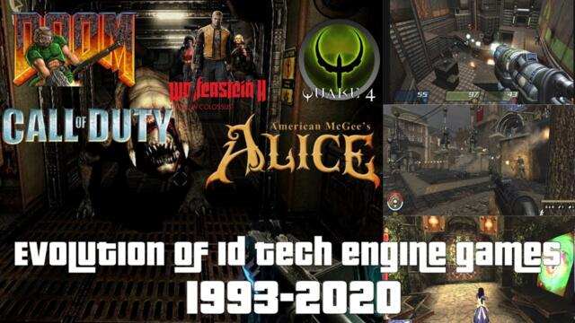 Evolution of id Tech Engine Games 1993-2020