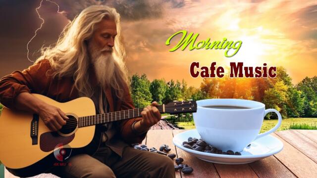 Morning Cafe Music - Positive Mood & New Energy - Super Relaxing Spanish Guitar Music For Waking Up