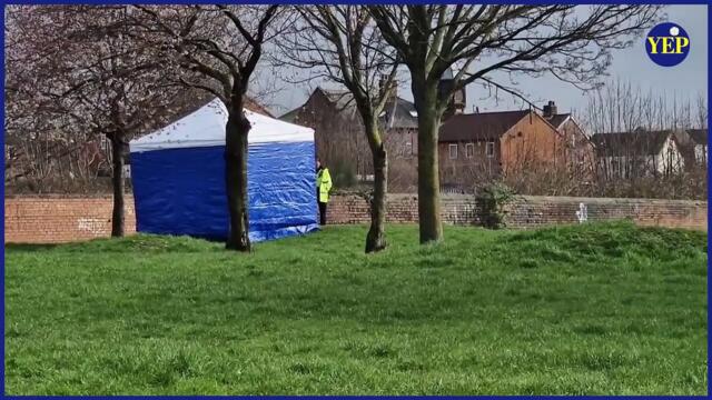 East End Park: Police guard cordon at Leeds park after woman's body found