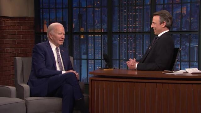 ‘Trump is as old as I am’, says Biden as he hits back at age critics on Late Night show