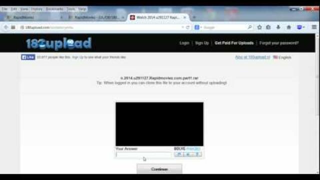 How To Download Off Rapidmoviez com and 180upload com