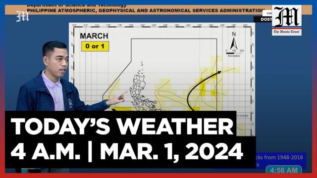 Today's Weather, 4 A.M. | Mar. 1, 2024