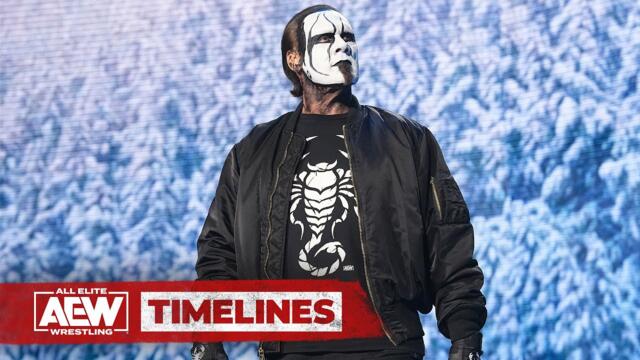 The ICON Sting in AEW! | AEW Timelines