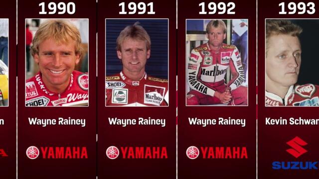 Evolution of MotoGP World Riders' Champions