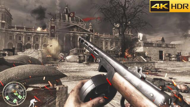 The Reichstag (1945)｜Call OF Duty World At War (Ending) [4K 60FPS]