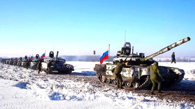 Dozens of Russian T-72B3M Battle Tanks Deployed for Combat