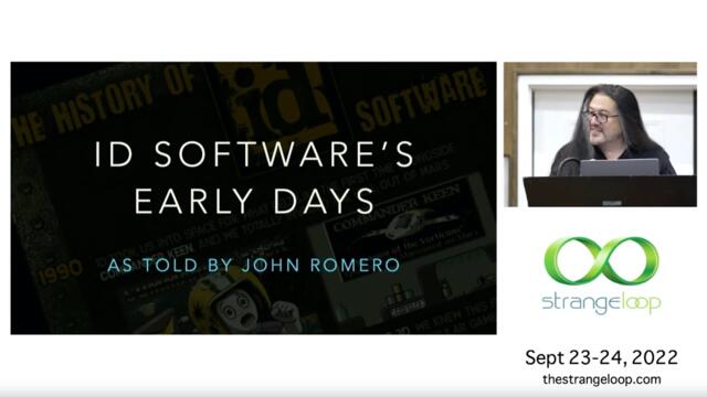 "The Early Days of id Software: Programming Principles" by John Romero (Strange Loop 2022)