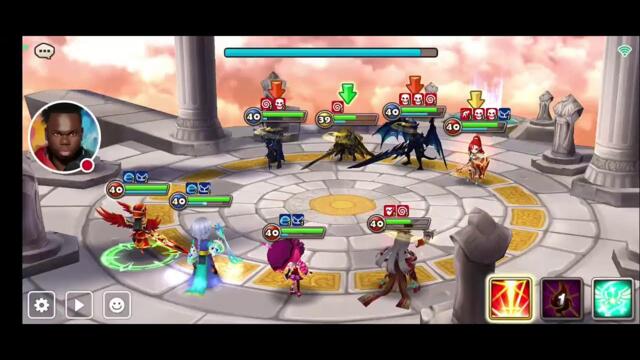 Playing with Dark Geralt summoners war