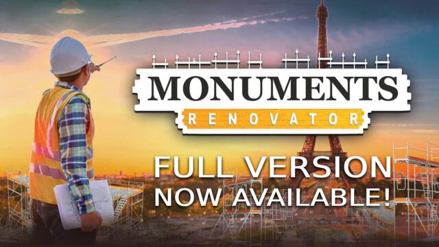 Monuments Renovator - Full Version Release Trailer | STEAM