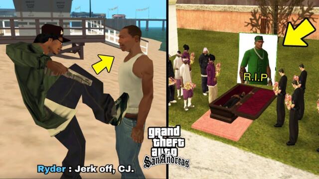What happens if Ryder wins in mission "Pier 69" in GTA San Andreas? (Alternate Ending)