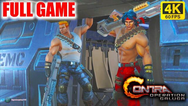 Contra Operation Galuga Full Game Walkthrough Gameplay 4K 60 FPS No Commentary