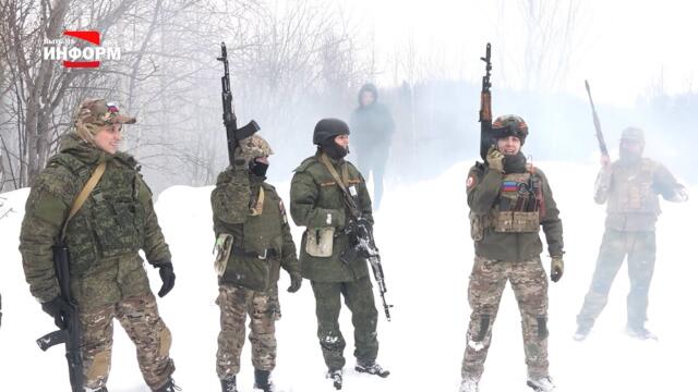 Курсанты «Витязя» и участники СВО провели совместную тактическую тренировку