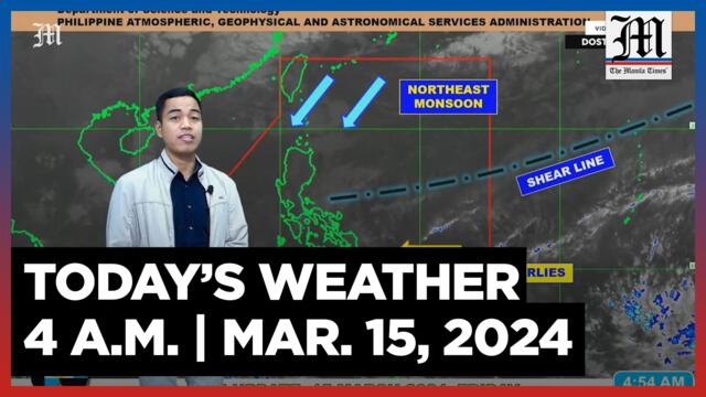 Today's Weather, 4 A.M. | Mar. 15, 2024