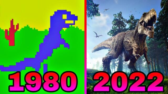 Evolution of Dinosaur Games (1980-2022)