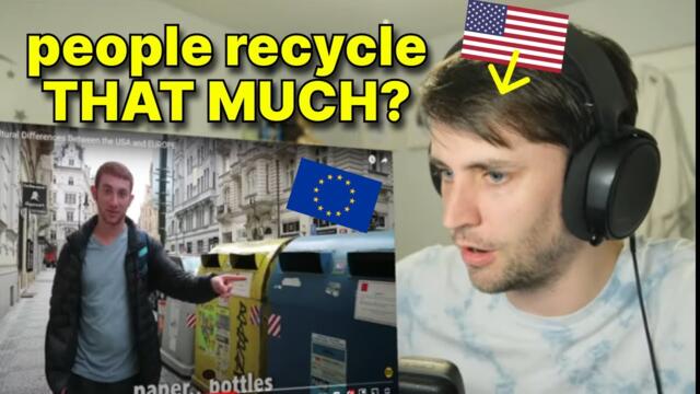 American reacts to 18 Cultural Differences Between the USA and EUROPE