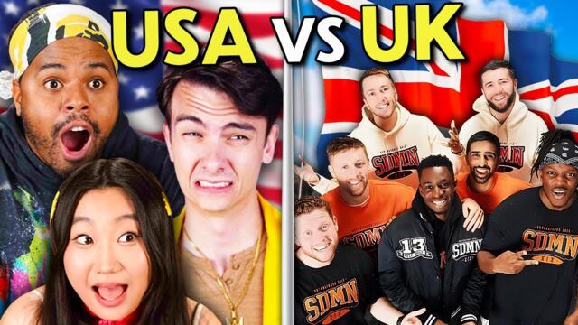 Americans Watch British YouTubers For The First Time! (Sidemen, Max Fosh, MrWhoseTheBoss)