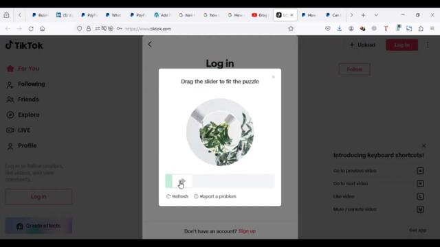 How To Solve Tiktok Login Problem "Drag the Slider to fit the puzzle"