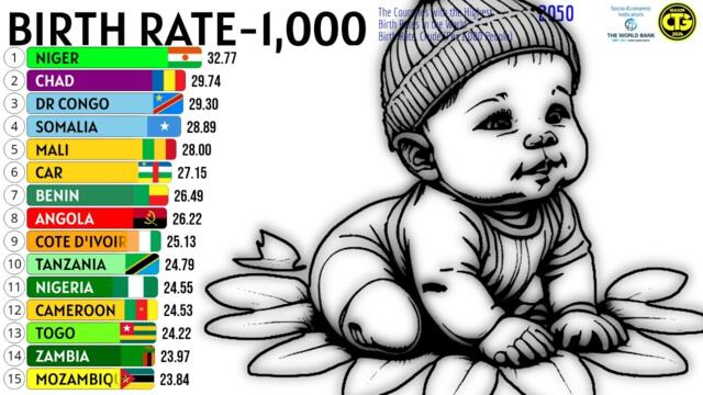 The Countries with the Highest Birth Rates in the World