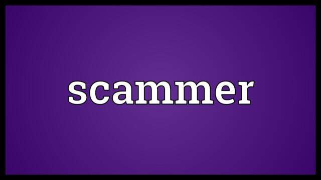 Scammer Meaning