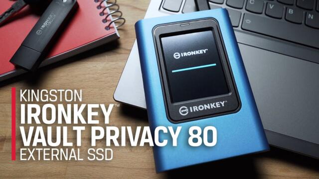 Encrypted External SSD with Touch Screen Keypad – Kingston IronKey Vault Privacy 80 External SSD