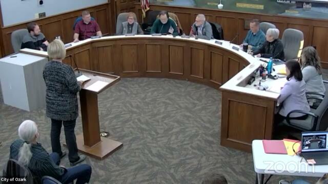 FULL Board of Aldermen Meeting in Ozark MO on Monday, March 18, 2024
