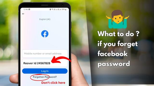What to Do If You Forgot Your Facebook Password