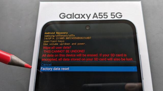 How to Hard Reset Samsung Galaxy A55 5G ( Hard + Soft Factory Reset / Delete all Data & Security)