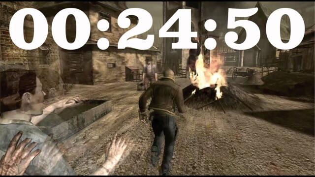 LEON BECOME THE FLASH! - Resident Evil 4 Speed Run - Walk Through Walls