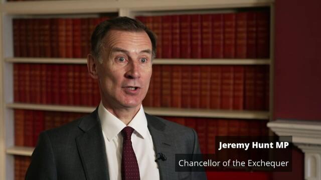 Chancellor hails inflation rate fall to 3.4%