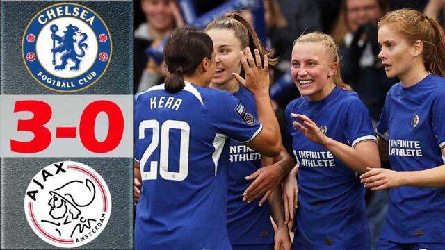 Chelsea vs Ajax Amsterdam Highlights | UEFA Women's Champions League 23/24 QF | 3.19.2024