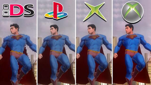 Superman Returns (2006) NDS vs PS2 vs XBOX vs XBOX 360 (Which One is Better?)