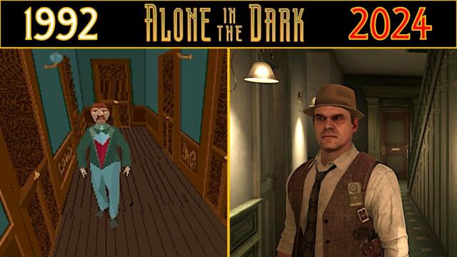 Alone in the Dark: 1992 vs 2024 Comparison