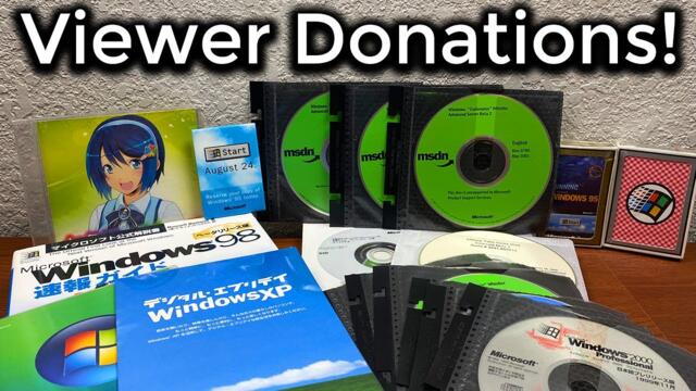 Unboxing a TON of Microsoft Beta Software! - Viewer Donations