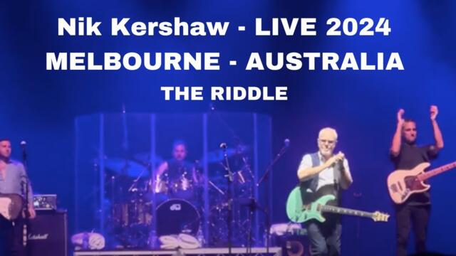 NIK KERSHAW - LIVE 2024 - MELBOURNE - AUSTRALIA. THE RIDDLE. 80's CLASSIC