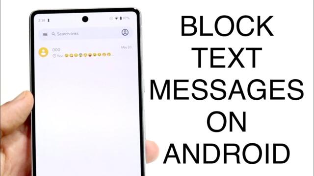 How To Block Text Messages On Androids! (2023)