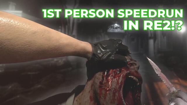 I Beat This Resident Evil Speedrun In 1st Person