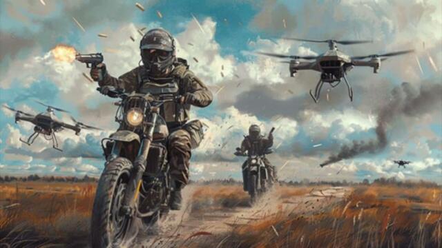 Атака на мотоциклети: Взето е село, което не се даваше две години. Ударени са и наемници