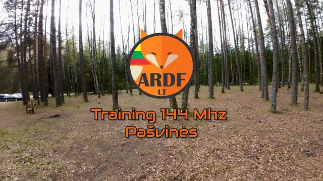#ARDF 2024 - 144Mhz Training at Pašvinės #FullRun