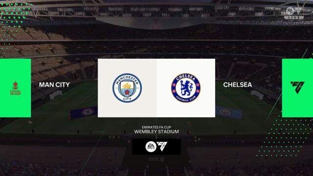 Manchester City vs Chelsea - FA Cup Semi-Final - 20th April 2024 Full Match - FC 24