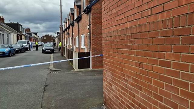 The scene at Lily Street on Wednesday, April 24.